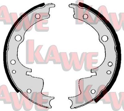 Kawe 04330 - Комплект тормозных колодок, барабанные autodnr.net