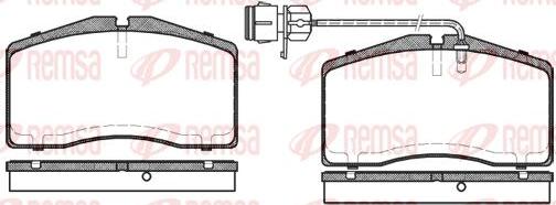 Kawe 0448 12 - Гальмівні колодки, дискові гальма autocars.com.ua