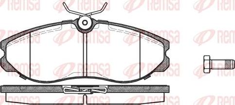 Kawe 0462 00 - Тормозные колодки, дисковые, комплект autodnr.net