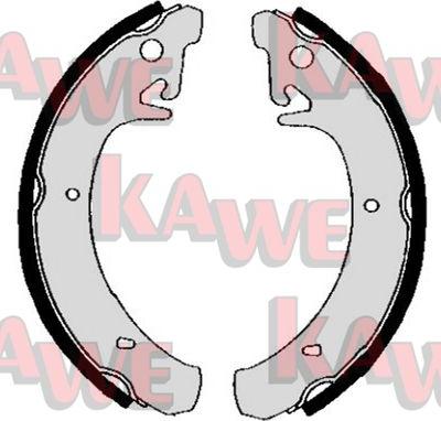 Kawe 04830 - Комплект тормозных колодок, барабанные autodnr.net
