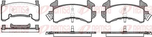 Kawe 0515 00 - Гальмівні колодки, дискові гальма autocars.com.ua