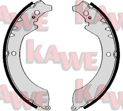 Kawe 05230 - Комплект гальм, барабанний механізм autocars.com.ua