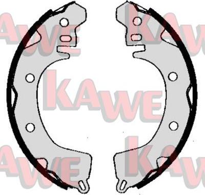 Kawe 05260 - Комплект тормозных колодок, барабанные autodnr.net