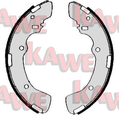 Kawe 05670 - Комплект тормозных колодок, барабанные autodnr.net