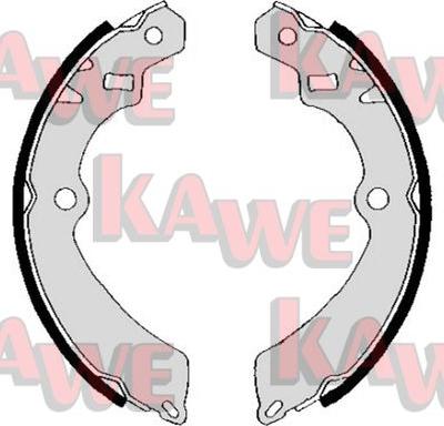 Kawe 05710 - Комплект гальм, барабанний механізм autocars.com.ua