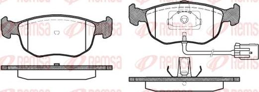 Kawe 0575 02 - Гальмівні колодки, дискові гальма autocars.com.ua