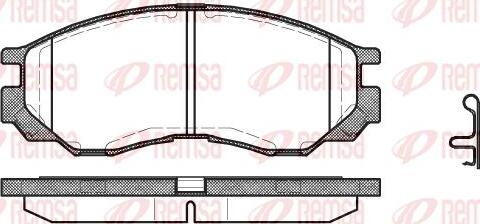 Kawe 0583 00 - Гальмівні колодки, дискові гальма autocars.com.ua