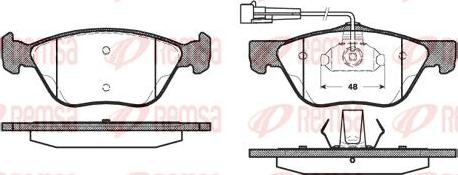 Kawe 0589 02 - Гальмівні колодки, дискові гальма autocars.com.ua