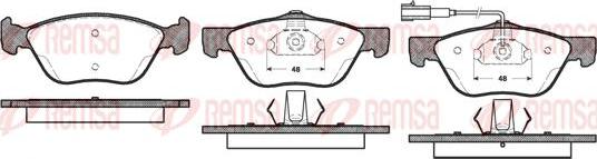 Kawe 0589 21 - Тормозные колодки, дисковые, комплект autodnr.net