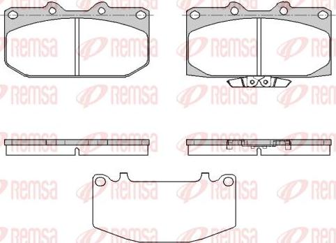 Kawe 0599 32 - Гальмівні колодки, дискові гальма autocars.com.ua