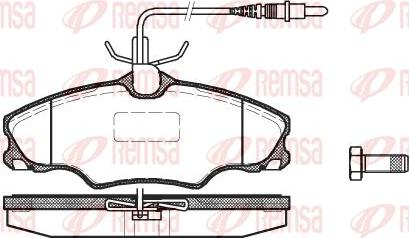 Kawe 0603 04 - Гальмівні колодки, дискові гальма autocars.com.ua