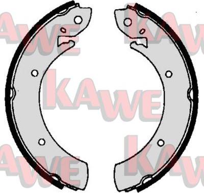 Kawe 06070 - Комплект тормозных колодок, барабанные autodnr.net