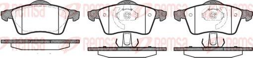 Kawe 0618 00 - Тормозные колодки, дисковые, комплект autodnr.net