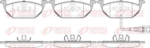 Kawe 0633 31 - Гальмівні колодки, дискові гальма autocars.com.ua