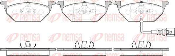 Kawe 0633 41 - Гальмівні колодки, дискові гальма autocars.com.ua