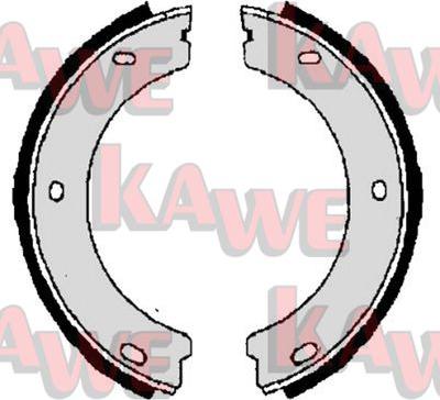 Kawe 06400 - Комплект гальм, ручник, парковка autocars.com.ua