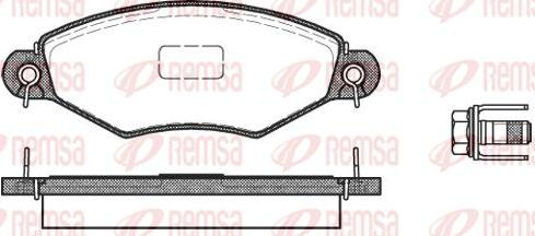 Kawe 0643 10 - Гальмівні колодки, дискові гальма autocars.com.ua