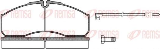 BENDIX 573525B - Тормозные колодки, дисковые, комплект autodnr.net