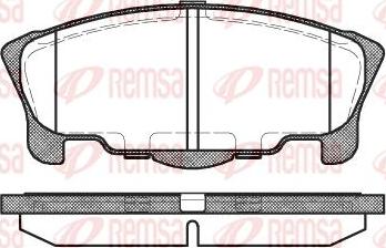 Kawe 0657 00 - Гальмівні колодки, дискові гальма autocars.com.ua