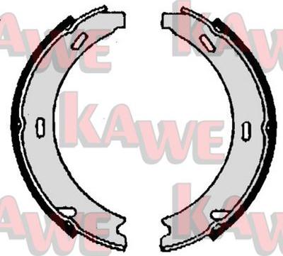 Kawe 06870 - Комплект гальм, ручник, парковка autocars.com.ua