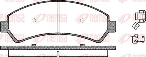 Kawe 0688 00 - Гальмівні колодки, дискові гальма autocars.com.ua