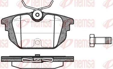 Kawe 0692 00 - Гальмівні колодки, дискові гальма autocars.com.ua