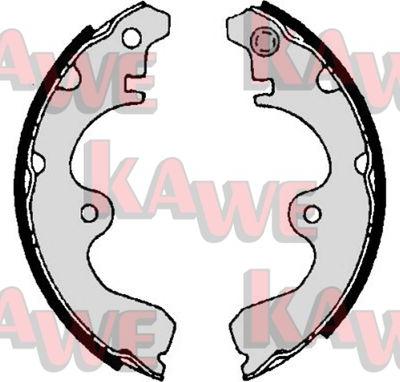 Kawe 06940 - Комплект тормозных колодок, барабанные autodnr.net