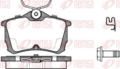 Kawe 0695 02 - Тормозные колодки, дисковые, комплект autodnr.net