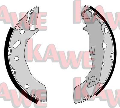 Kawe 07175 - Комплект тормозных колодок, барабанные autodnr.net