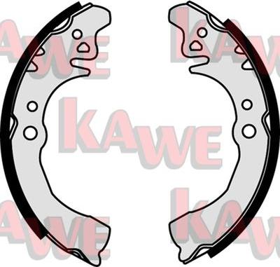 Kawe 07650 - Комплект гальм, барабанний механізм autocars.com.ua