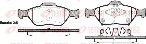 Kawe 0766 12 - Гальмівні колодки, дискові гальма autocars.com.ua