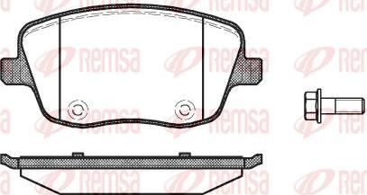 Kawe 0775 00 - Гальмівні колодки, дискові гальма autocars.com.ua