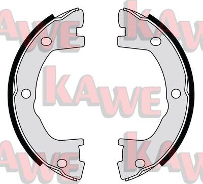 Kawe 07800 - Комплект гальм, ручник, парковка autocars.com.ua