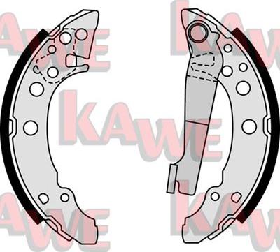 Kawe 07940 - Комплект тормозных колодок, барабанные autodnr.net