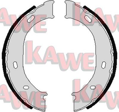 Kawe 07960 - Комплект гальм, ручник, парковка autocars.com.ua