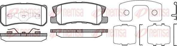 Kawe 0803 12 - Тормозные колодки, дисковые, комплект autodnr.net