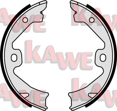 Kawe 08140 - Комплект гальм, ручник, парковка autocars.com.ua