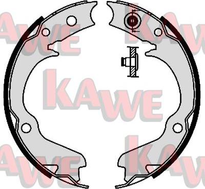 Kawe 08360 - Комплект гальм, ручник, парковка autocars.com.ua