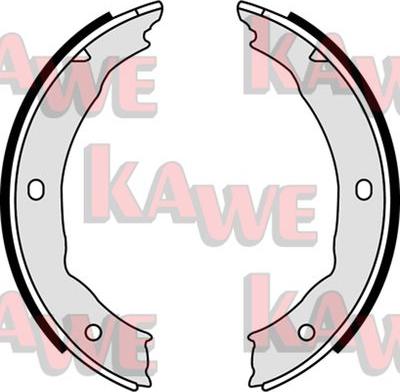 Kawe 08400 - Комплект гальм, ручник, парковка autocars.com.ua