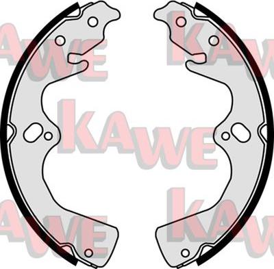 Kawe 08470 - Комплект гальм, барабанний механізм autocars.com.ua