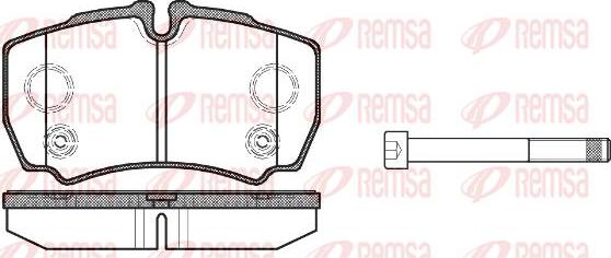 Kawe 0849 10 - Гальмівні колодки, дискові гальма autocars.com.ua