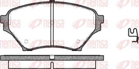 Kawe 0850 02 - Гальмівні колодки, дискові гальма autocars.com.ua