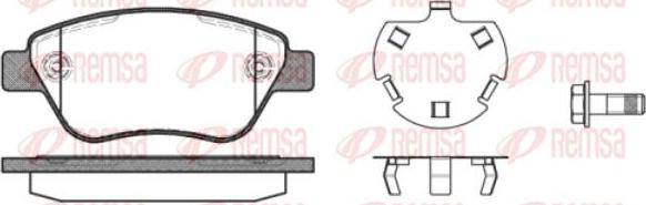 Kawe 0858 30 - Тормозные колодки, дисковые, комплект autodnr.net