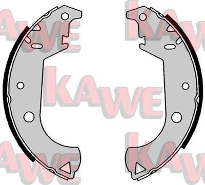 Kawe 08650 - Комплект гальм, барабанний механізм autocars.com.ua