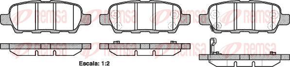 Kawe 0876 21 - Тормозные колодки, дисковые, комплект autodnr.net