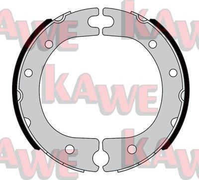 Kawe 08860 - Комплект гальм, ручник, парковка autocars.com.ua