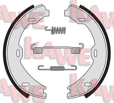 Kawe 08880 - Комплект гальм, ручник, парковка autocars.com.ua