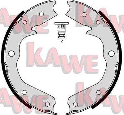 Kawe 08970 - Комплект гальм, ручник, парковка autocars.com.ua