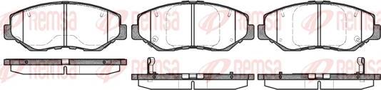 Kawe 0899 00 - Тормозные колодки, дисковые, комплект autodnr.net