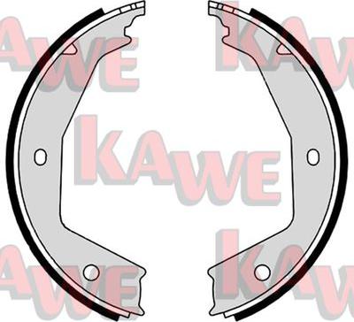 Kawe 09060 - Комплект гальм, ручник, парковка autocars.com.ua